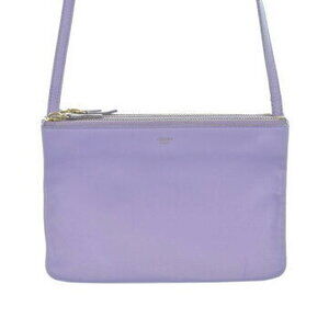 Celine Trio Crossbody Shoulder Bag Purple
